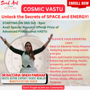 COSMIC VASTU-LIVE- 100 HRS- 27 Lectures Over 2 Months